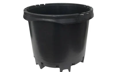 MACETA REDONDA DE PLÁSTICO PARA INVERNADERO