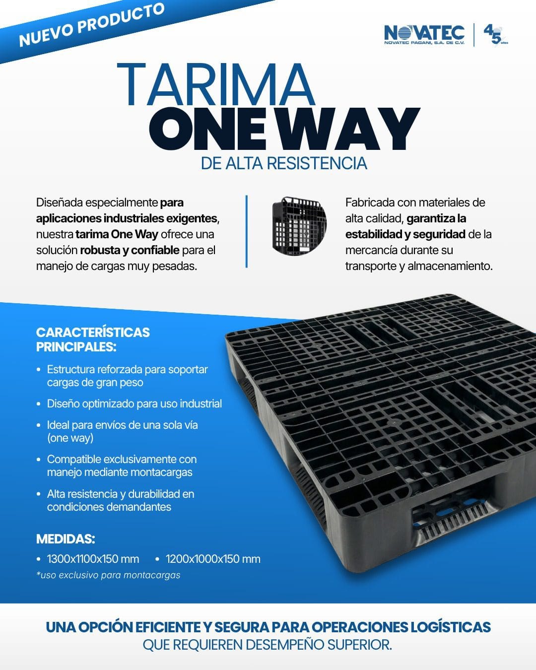 novatec-tarima-one-way